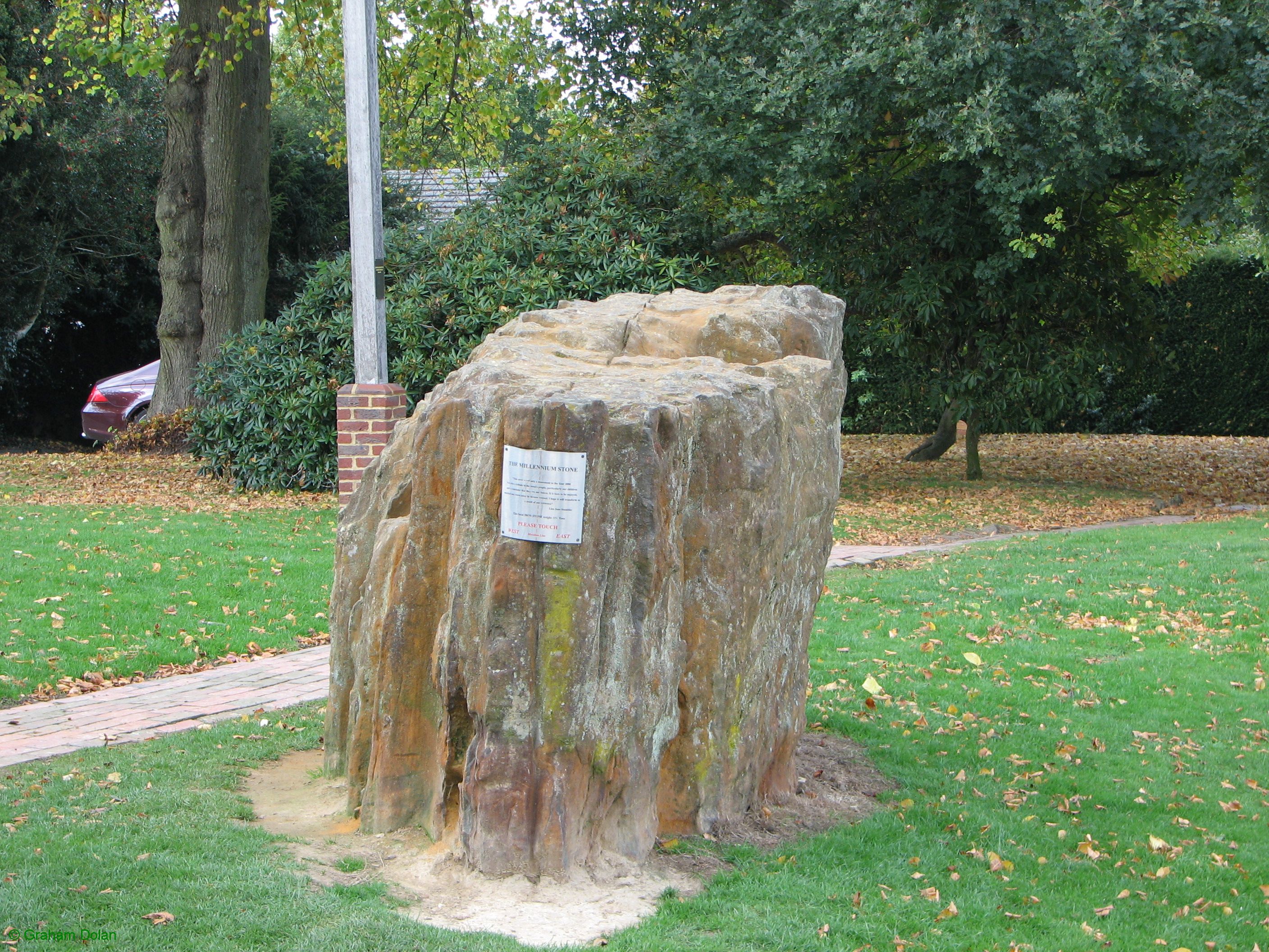 Greenwich Meridian Marker; England; West Sussex; East Grinstead